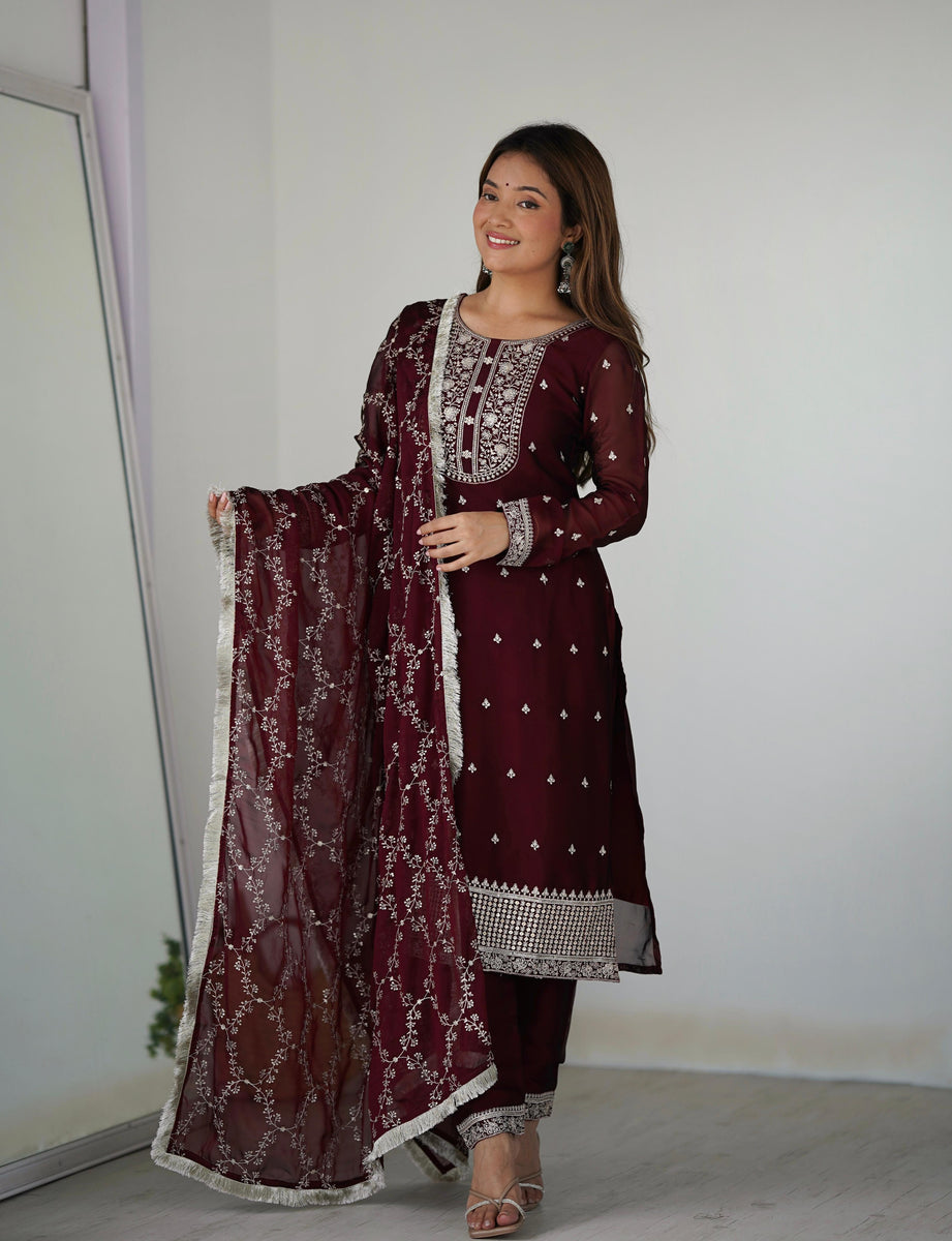 Rangoli Splash on Blue COTTON Kurta